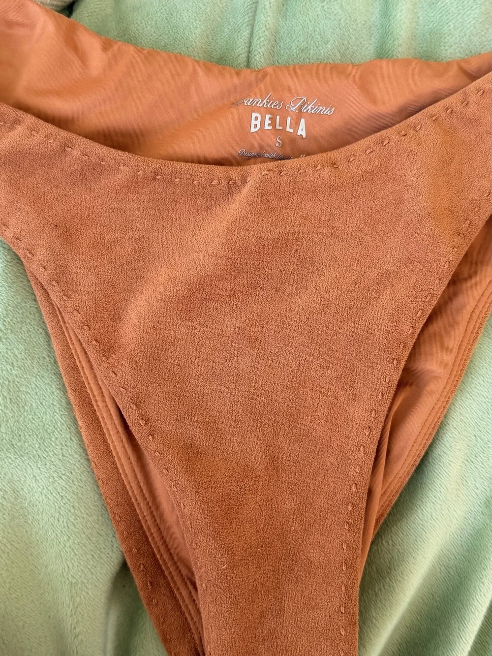 Frankie’s Bikinis x Bella Hadid Sun-kissed Suede